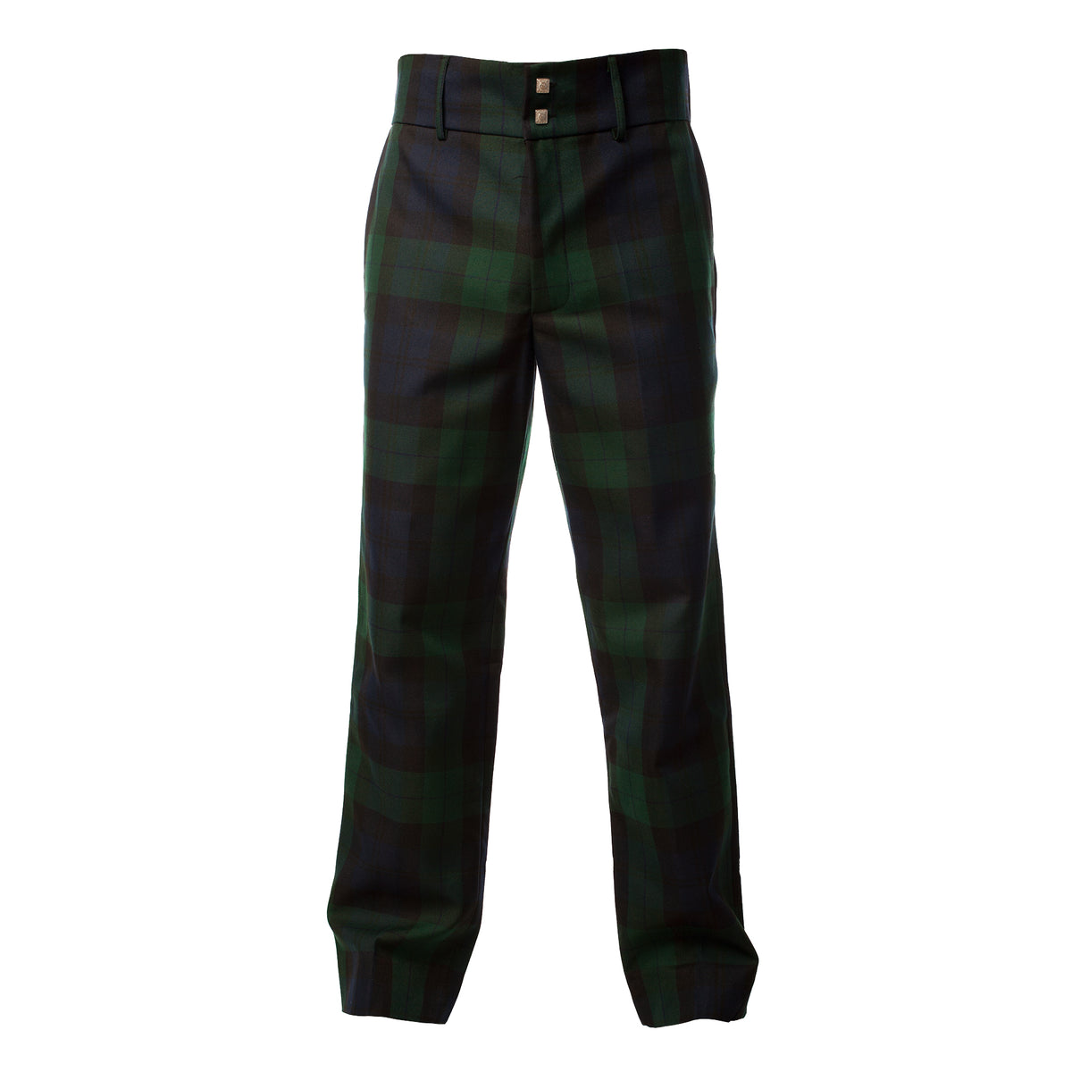 Mens black watch plaid sales pants