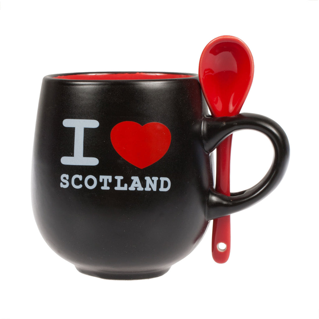 Spoon Mug - I Heart - I Love Scotland N/A