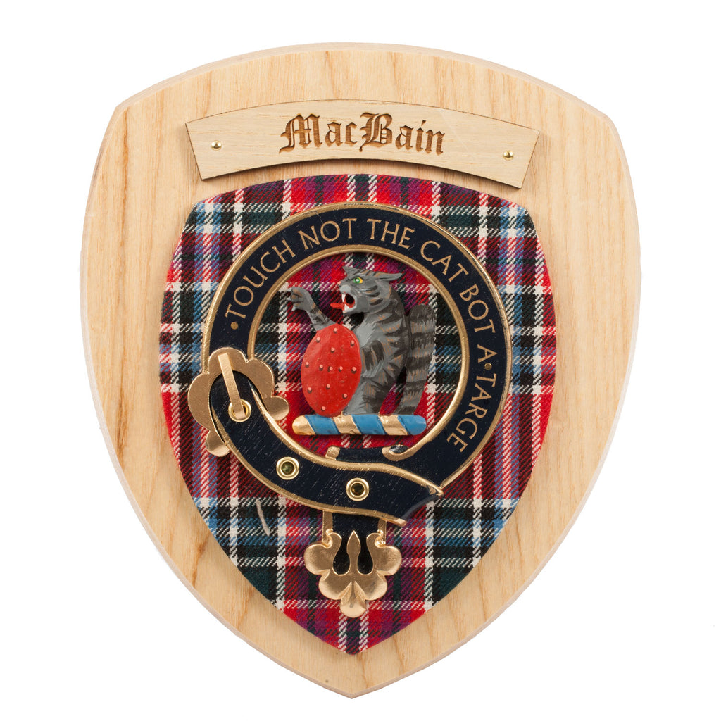 Clan Wall Plaque Macbain