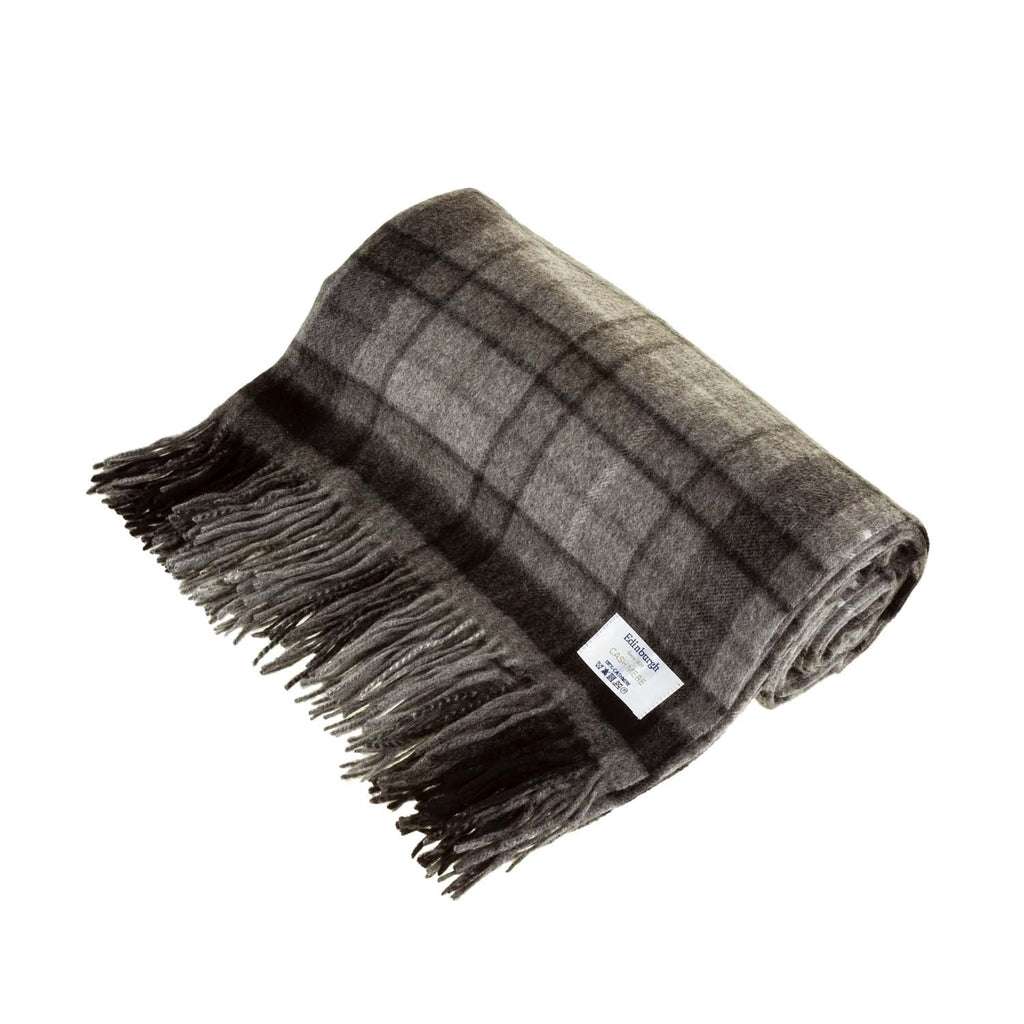 100% Cashmere Blanket Monochrome Buchanan