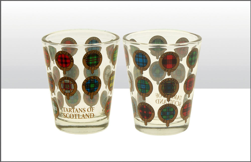 Tartans Of Scotland Shot Glass