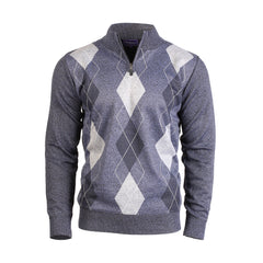 Men's Argyle Ballantrae Jumper TURQUOISE