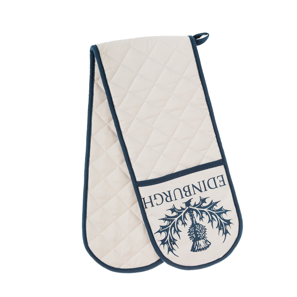 Edinburgh Thistle Double Oven Glove