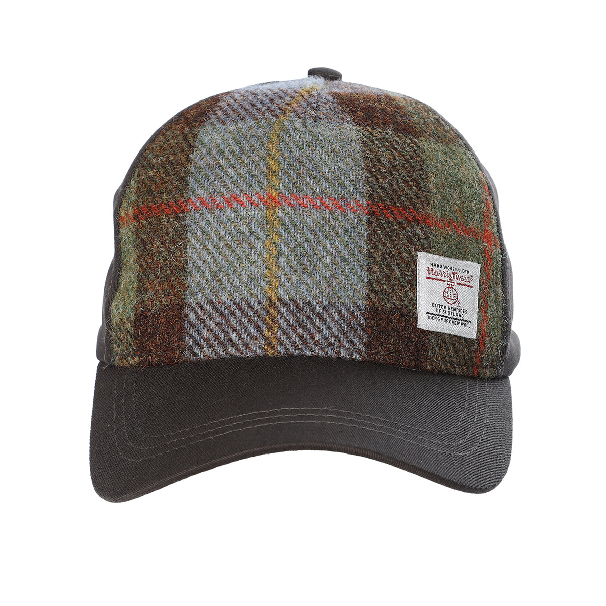 Baseball Cap With Harris Tweed Macleod Tartan | The Scotland Shop