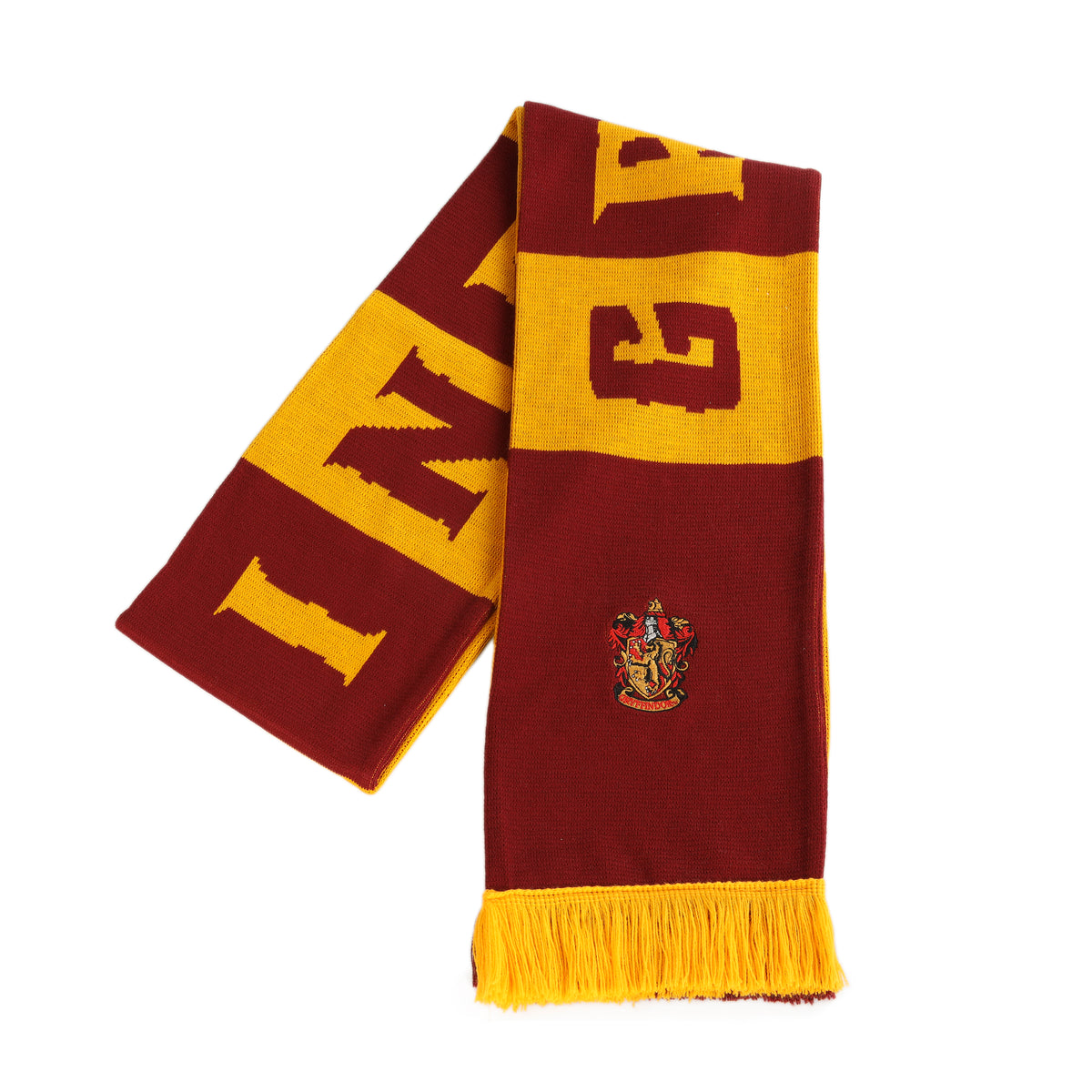 Gryffindor Long Emb Harry Potter Scarf | The Scotland Shop