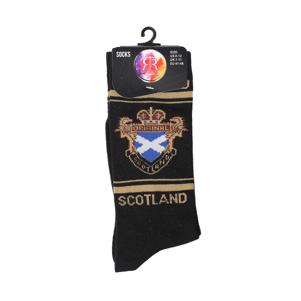 Mens Socks Scotland Badge