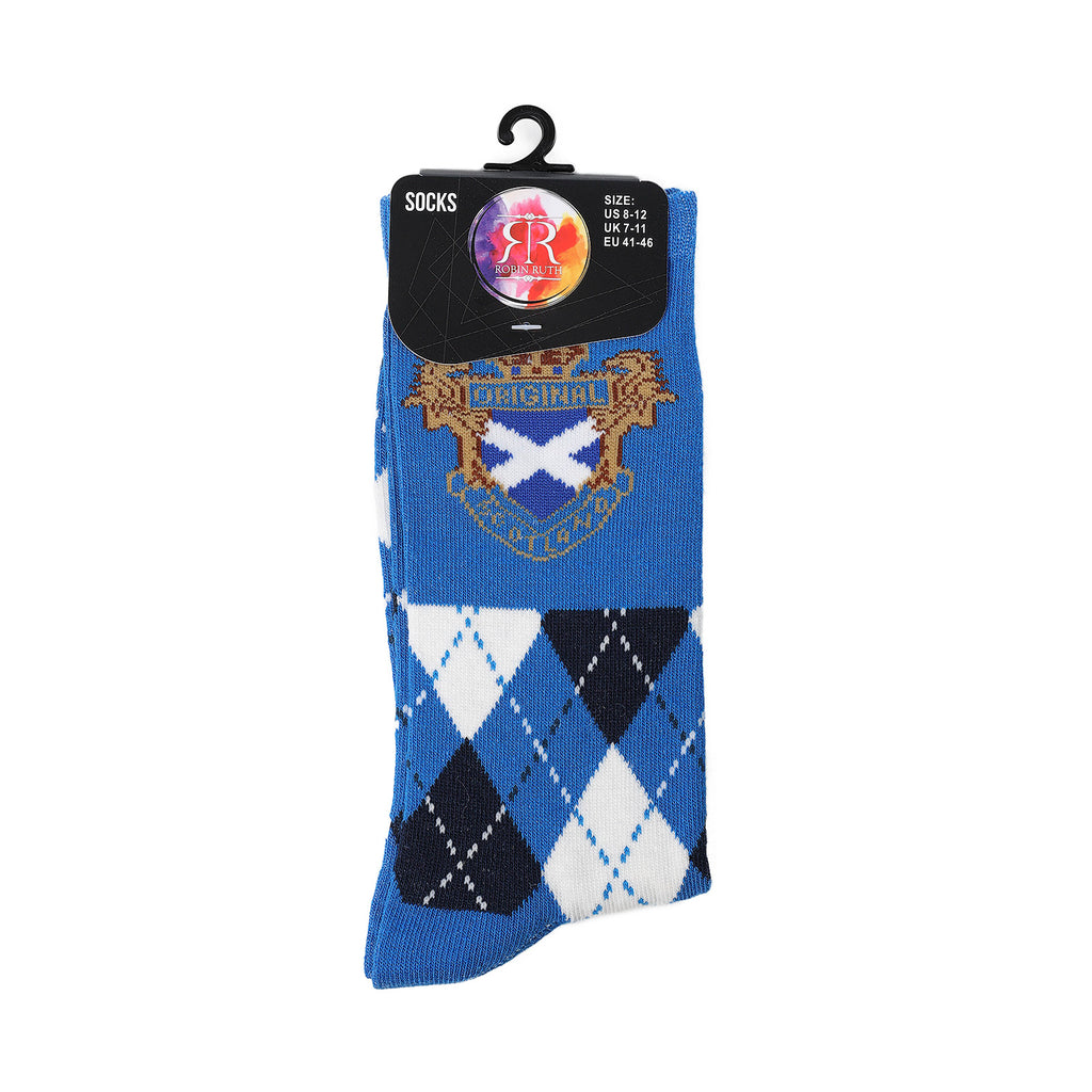 Mens Socks Scotland Check